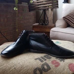 Aldo black leather  boots